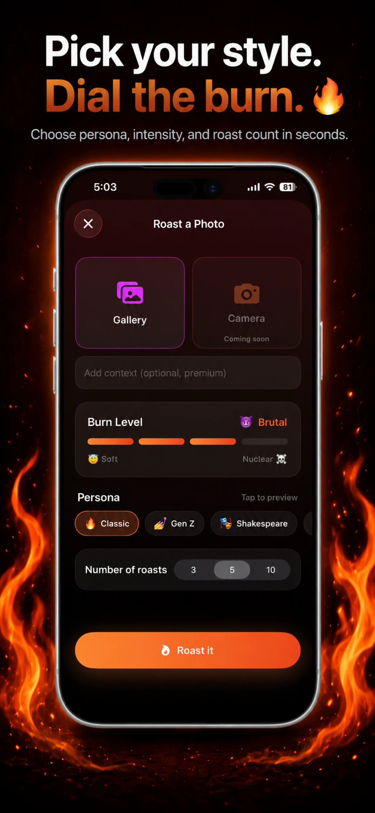 Roaster Bot screenshot