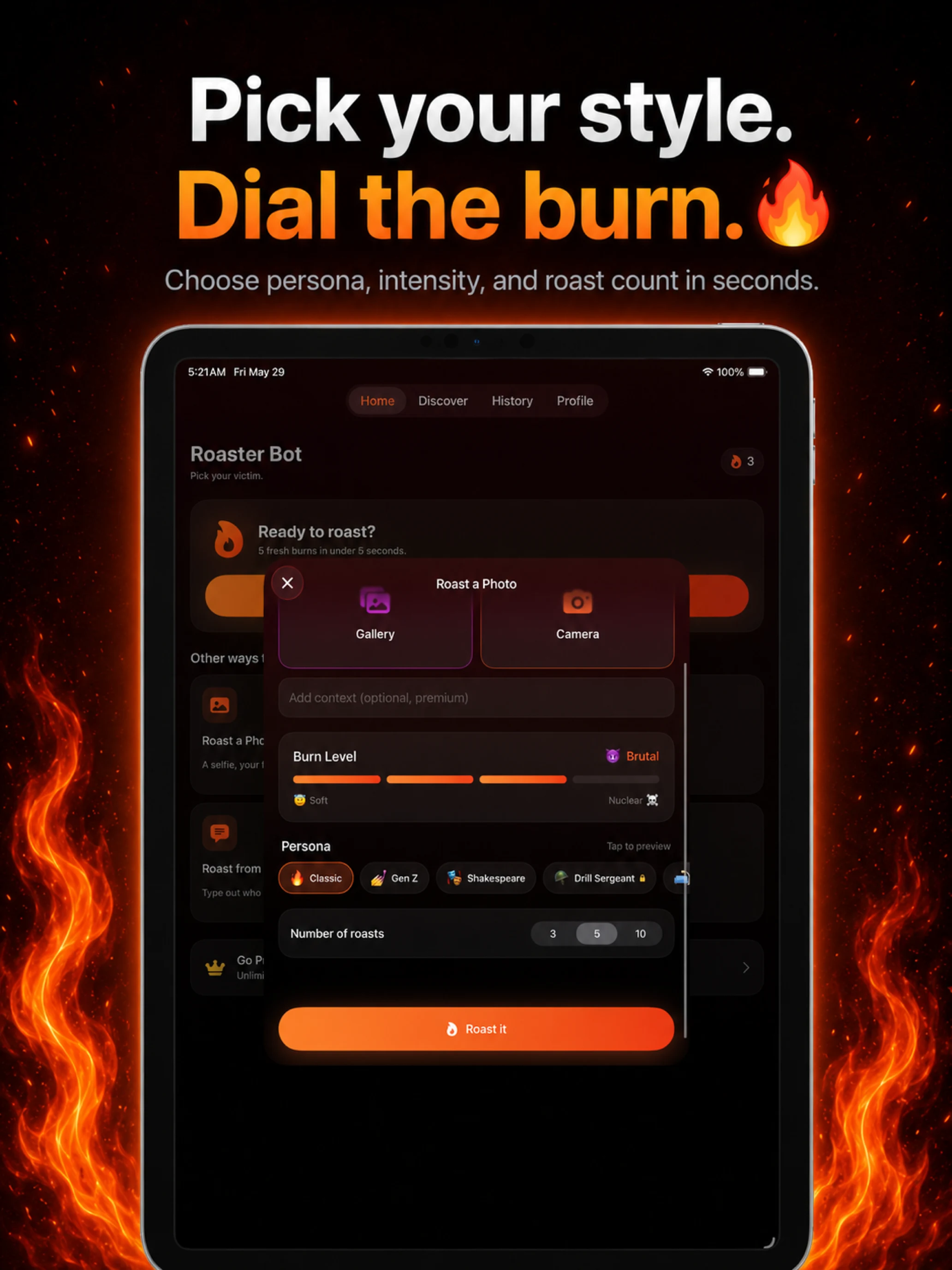Roaster Bot screenshot